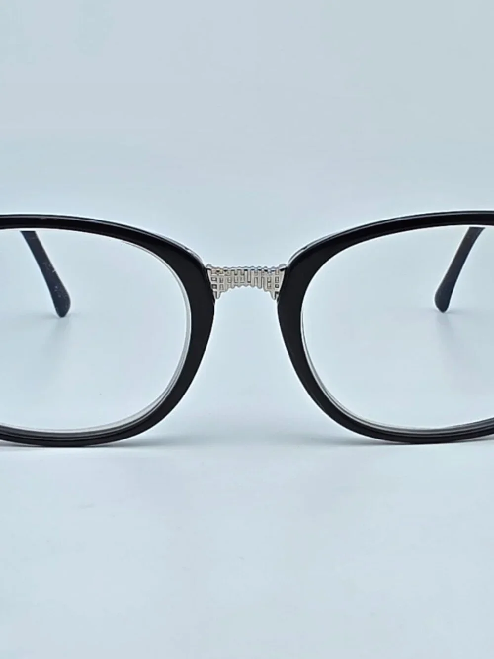 Chanel 3369 c.501 Black Silver CC Square Eyeglasses Frame Italy 50-19-140